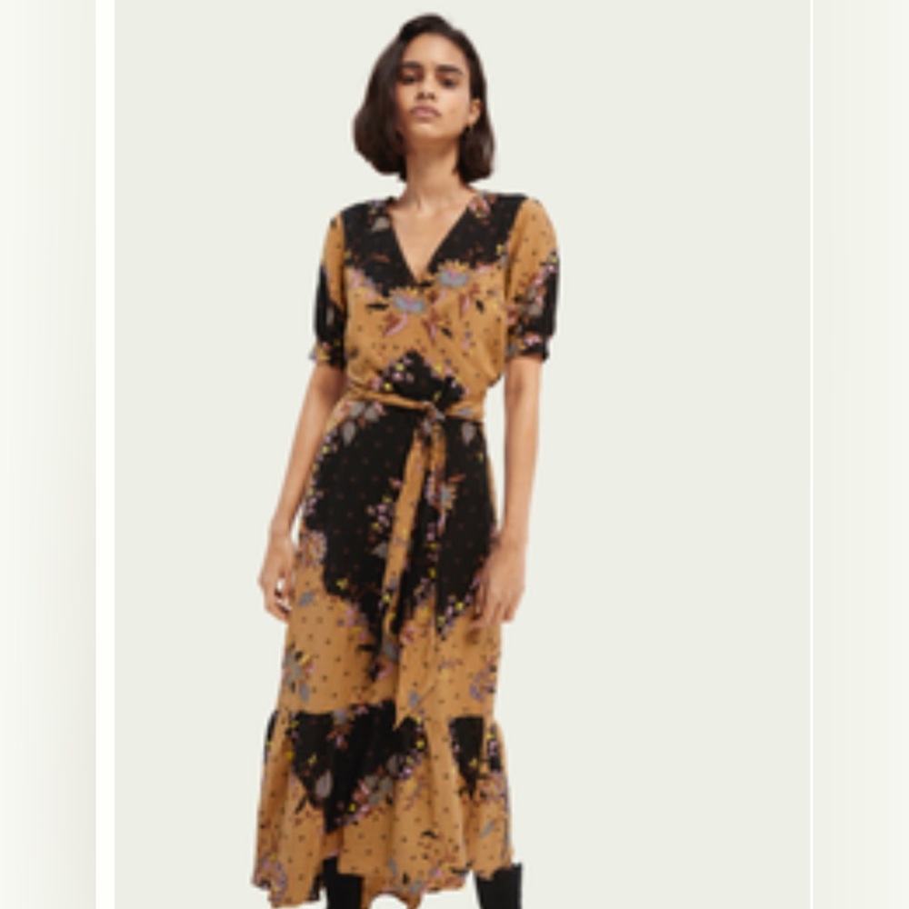 - Scotch and soda printed dress